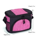 thumbnail image 3 of EARKITY Insulated Lunch Bag, Leakproof Thermal Bento Lunch Box, Portable Lunch Box Small Cooler Bag, Soft Collapsible Reusable Insulated Lunch Tote for Everyday Work Travel Office School, 3 of 7