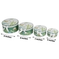 thumbnail image 4 of Efavormart Set of 4 Greenery Theme Nesting Gift Boxes With Lids, Round Stackable Heavy Duty Cardstock Keepsake Boxes, Cupcake Dessert Display Stand - 5",7",8",9", 4 of 5