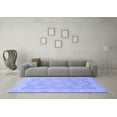 thumbnail image 3 of Ahgly Company Indoor Round Abstract Blue Modern Area Rugs, 5' Round, 3 of 4