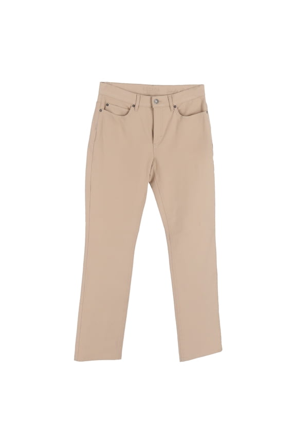 Pre-Owned Escada Straight-Leg Jeans in Beige Cotton Denim