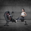thumbnail image 7 of Murtisol No Electricity Required Water Rowing Machine with Inclined Water Tank Indoor Water Rower Adjustable Resistance LCD Monitor Home Gym Equipment for Whole Body Exercise Cardio Training Easy Move, 7 of 7