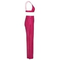 thumbnail image 4 of Franhais Women's Sparkle Glitter Bra Tops, Sleeveless Spaghetti Strap Deep V Neck Sequin Push Up Bra, 4 of 7