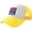 C3691, variant on LGBT Bi Pride Gifts Assume Nothing Bisexual Flag Trucker Hat Baseball Cap Men Mesh Ponytail Hat Women Sun Hat Black
