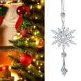 thumbnail image 1 of Adorno para de Navidad, decoración navideña de acrílico con cinta transparente, colgante decorativo para fiestas navideñas, año Nuevo, invierno,, 1 of 8