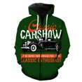 thumbnail image 1 of Sudadera con capucha y cremallera para hombre, diseño de arte escénico, manga larga, gran tamaño, con estampado 3D, estilo hip hop, moda Harajuku, primavera y otoño., 1 of 6