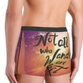 thumbnail image 5 of Bingfone Not All Who Wander Are Lost Men'S Underwear - Casual Stretch Boxer Briefs-X-Large, 5 of 9