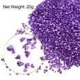 thumbnail image 3 of Uxcell 20g Crushed Glass Chips, 1-3mm Irregular Metallic Sequins Glass Stone Blue Purple, 3 of 5