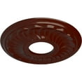 thumbnail image 3 of Ekena Millwork 11 3/4"OD x 3 5/8"ID x 1"P Blackthorn Ceiling Medallion (Fits Canopies up to 4 7/8"), Hand-Painted Brushed Mahogany, 3 of 7
