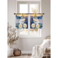 thumbnail image 3 of Spring Dragonfly Sheer Curtains 45 Inch Long 2 Panels, Pastoral Dandelion Flower Light Filtering Rod Pocket Semi Sheer Curtains, Sheer Voile Drapes for Living Room Bedroom, 52"x45", 3 of 5