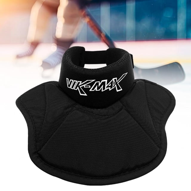 Protector de cuello de Hockey equipo de protección de Hockey sobre hielo Protector de cuello de Hockey sobre hielo ajustable resistente a cortes para