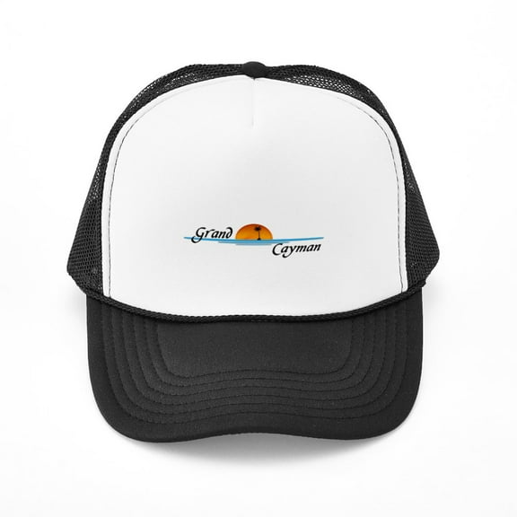 CafePress - Grand Cayman Sunset - Adjustable Unisex Printed Trucker Hat with Mesh Back