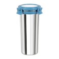 thumbnail image 1 of Vaso redondo de acero inoxidable Signoraware Lock N Store | Hermético y a prueba de fugas | Diseño compacto | Fácil de limpiar | Ideal para la oficina, la escuela, los viajes y el hogar (500 ml | Eblu, 1 of 2