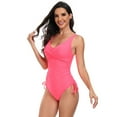 thumbnail image 5 of Swimsuit Women's V Neck Dress,Beach Sports Crossover Bikini ,One-piece Swimwear Tummy Control Bathing Suit, 5 of 5
