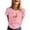 Y371-Pink, variant on Ichuanyi Womens Fashion Printed Short Sleeve Round Neck T-Shirt Casual Graphic Tee Top Soft Modern Pattern Daily Blouse, Orange, XXL