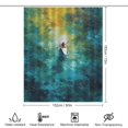 thumbnail image 2 of Colorful Kayaks Glide Across The Lake Waterproof Polyester Quick-Drying Shower Curtain for Bathroom with 12 Hooks, 2 of 6