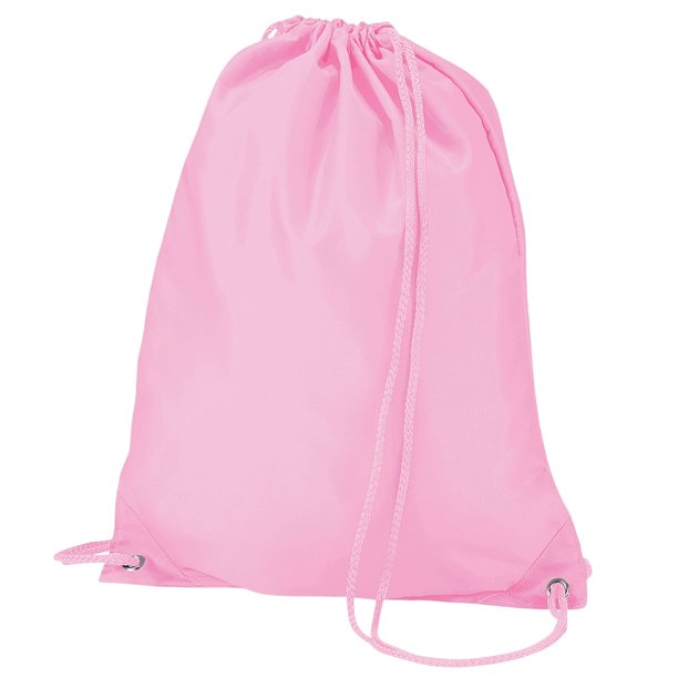 Quadra - Mochila saco o de cuerdas Impermeable/resistente al agua Modelo Gymsac Deporte/Gimnasio (7 litros) (Rosa)
