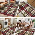 thumbnail image 5 of Buffalo Check Area Rugs 2.7'x5', Washable Small Throw Rugs for Kitchen Bedroom, Red Green Farmhouse Plaid Vintage Autumn Indoor Outdoor Rug Non-Slip Low Pile Carpet Runner Reversible Floor Mats, 5 of 8
