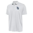 thumbnail image 2 of Men's Antigua  White Tampa Bay Rays Eclipse Polo, 2 of 3