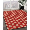 thumbnail image 3 of Ahgly Company Tapis d'Intérieur Ronds Lavables à la Machine, Style Transitionnel, Cône de Construction Orange, Tapis de Zone, 8 Pieds Rond, 3 of 7