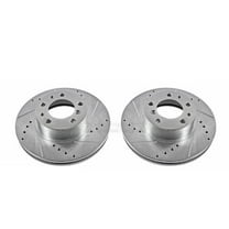Power Stop EBR262XPR Evolution Drilled & Slotted Rotors -Front