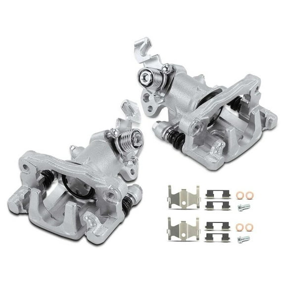 Rear Brake Caliper Set 2 - Compatible with 2001 - 2004 Hyundai Elantra 2.0L 4-Cylinder - Autopart Premium