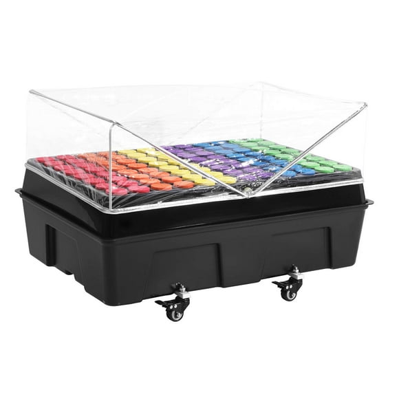 Clone Machine 96 Site, Aeroponic Cloning System Using 2 in Neoprene Insert Collars with Free Cloner Humidity Dome for Plant Cutting Propagation