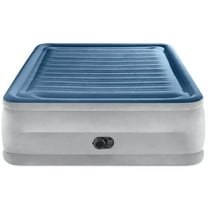 Intex Dura-Beam Deluxe 22" Comfort Plush Air Bed with Built-in Pump, Queen