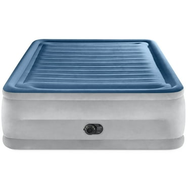 Intex Dura-Beam Deluxe 22" Comfort Plush Air Bed with Built-in Pump, Queen