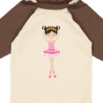 thumbnail image 4 of Inktastic Ballerina with Two Buns Girls Long Sleeve Baby Bodysuit, 4 of 5