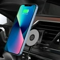 thumbnail image 4 of Car Wireless Charger,Fast Charging Mobile Phone Car Bracket,The Charger Tightly Locks The Dashboard Air Outlet,Rotate 360 Degrees,Suitable for iphone17,16,15,14,Android Phones, 4 of 6