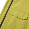 thumbnail image 4 of Kalauyu Mens Hood Windproof Rain Jacket Lined Drawstring with Multi Flap Pocket Water Resistant Hiking Daily Spring Fall Outdoor Coat Tops, 4 of 6