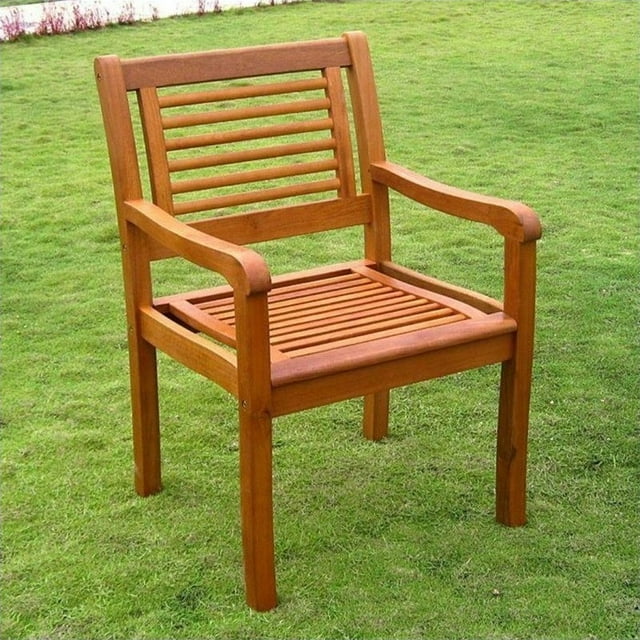 Pemberly Row Contemporary Patio Dining Chair (Set of 2)