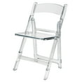 thumbnail image 3 of Clear Resin Folding Chair – Set of 2 by Chivari, 3 of 15