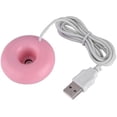 thumbnail image 2 of - Pink Humidificador Usb Donuts Mini Humidificador De Niebla Lindo Difusor De Aroma Ambientador De Agua Flotante Para Uso En El Hogar, Spa, Coche, Viaje (rosa), 2 of 5