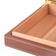thumbnail image 3 of Caja De Hidratación De Cigarros, Con Higrómetro Y Humidificador De Madera Marrón Y Cuero Para El Sabor Puro Y El Sabor Del Cigarro, 3 of 7