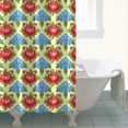 thumbnail image 4 of Pioneer Flower Floral Print Pattern Shower Curtain 72"x84", Bathroom Decorative Shower Curtain Set with 12 Hooks, Waterproof Washable, 4 of 6