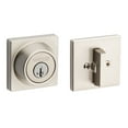 thumbnail image 1 of Weiser Elements Square Mechanical Deadbolt - Grade 3 in Satin Nickel, 1 of 6