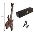 thumbnail image 4 of Guitare Électrique de Simulation Modèle 1:6 Fournitures Mobilier Oranments A, 4 of 6