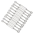 thumbnail image 3 of SUTENGDA 10 Pcs Tendeur de Fil à Boucle 304 Crochet et Il Réglable Tendeur en Acier Inoxydable M6 Ensemble Corde Robuste, 3 of 9