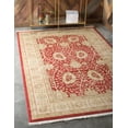 thumbnail image 3 of Unique Loom Adel Edinburgh Rug Red/Brown 8' x 11' 2" Rectangle Floral Traditional Perfect For Living Room Bed Room Dining Room Office, 3 of 9