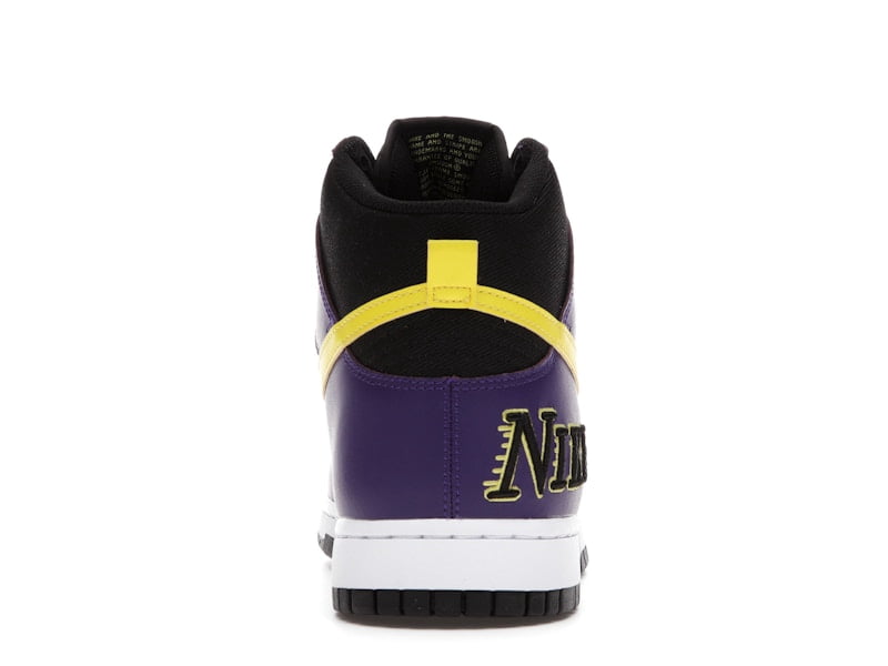 Nike Men's Dunk High EMB Lakers Shoes, from StockX