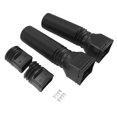 thumbnail image 2 of Rain Gutter Downspout Extensions Flexible Universal Drain Downspout Extender Drainage Connector Extendable From 20in to 29in Black, 2 of 5
