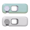 thumbnail image 1 of Billuyoard Cerradura de seguridad para bebés, 5 piezas, sin BPA, inodoro, no tóxico, fácil instalación, cerradura Universal para gabinete de Conjuntos de muebles de dormitorio Gris, 1 of 6