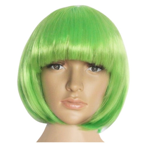 Cosplay/Party/Costume/Carnival/Masquerade Wig,SUPPION Fashion Womens Natural Full Wig Short Wig Full Cover Bang Wig Styling Cool Wig Green 