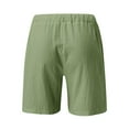 thumbnail image 5 of Womens Bermuda Shorts Lounge Athletic Shorts Loose Running Shorts Casual Long Yoga Shorts with Pockets Green, 5 of 5