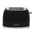 thumbnail image 5 of VETTA Tostadora retro de 2 rebanadas con ranura extra ancha con funciones de descongelación, bagel y cancelación, 6 configuraciones de sombra, autocentrado para una cocción uniforme y bandeja para mig, 5 of 5