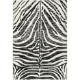 thumbnail image 2 of nuLOOM Royal Contemporary Zebra Stripes Area Rug, 6' 7" x 9', Black, 2 of 4