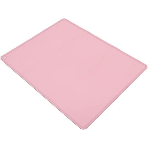 Silicone Kneading Mat Cookie Bread Making Placemats Baking Pink Silica Gel