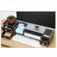 thumbnail image 2 of Muellery DIY Monitor Riser Monitor Stand Computer Organizer 19x8x5in(48x20x12.5cm) Black TP1A64683, 2 of 8