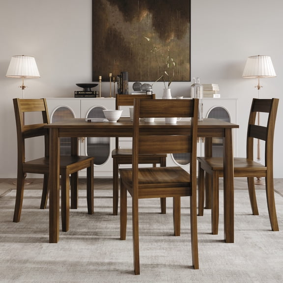 Home Design 4 Pieces Nome Dining Chair (Set of 4), Brown